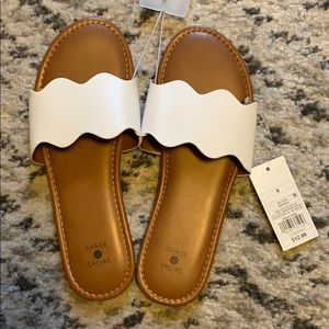 Shade & Shore Scalloped Slip Ons